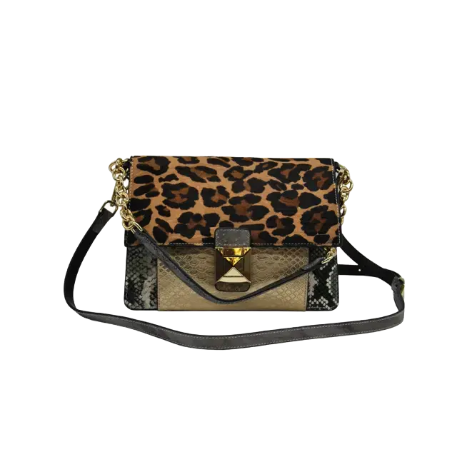 LADY - MIX COLORI/PATTA ANIMALIER LEOPARDO - Marie Louise Bag Saldi