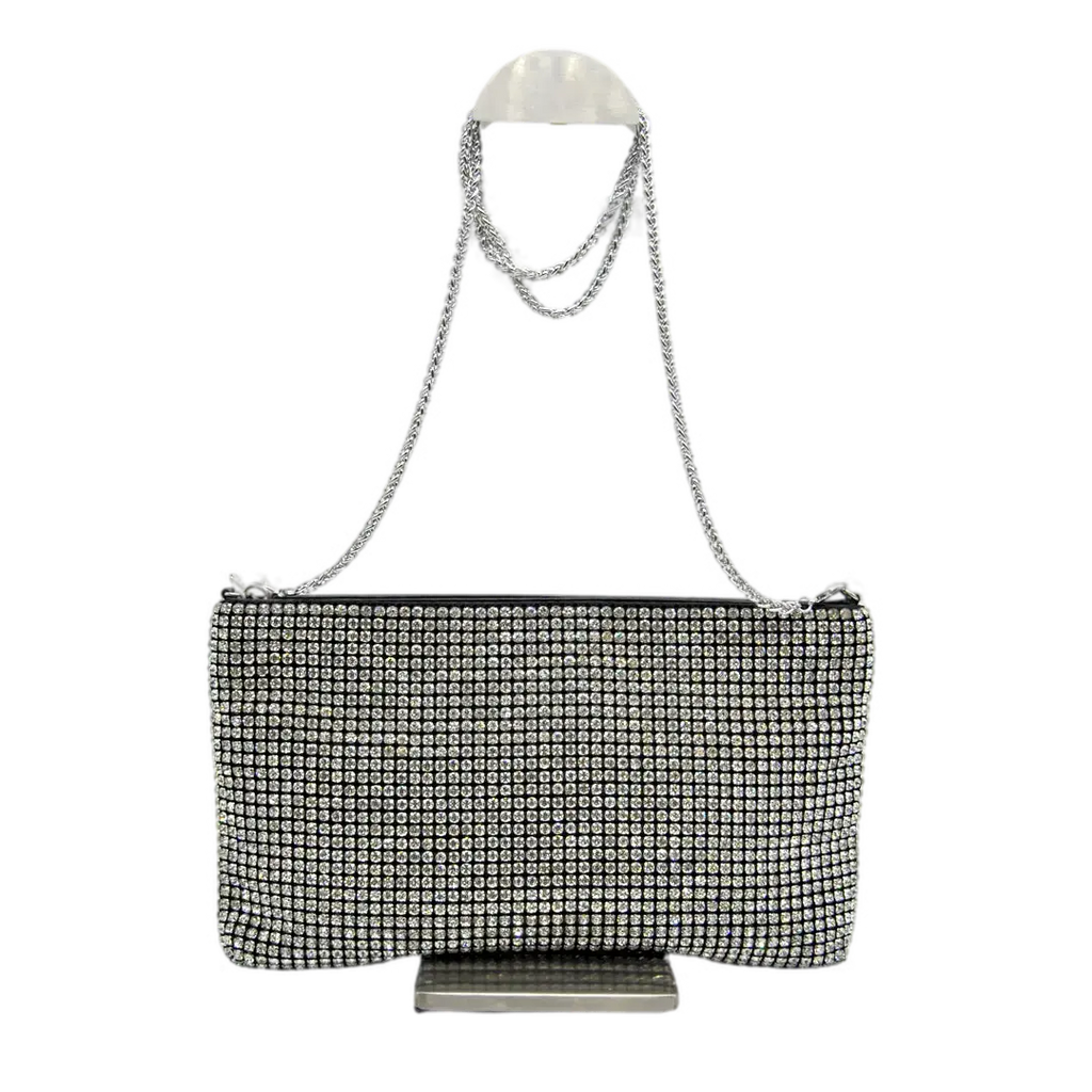 GINETTE - STRASS ARGENTO - Marie Louise Bag 