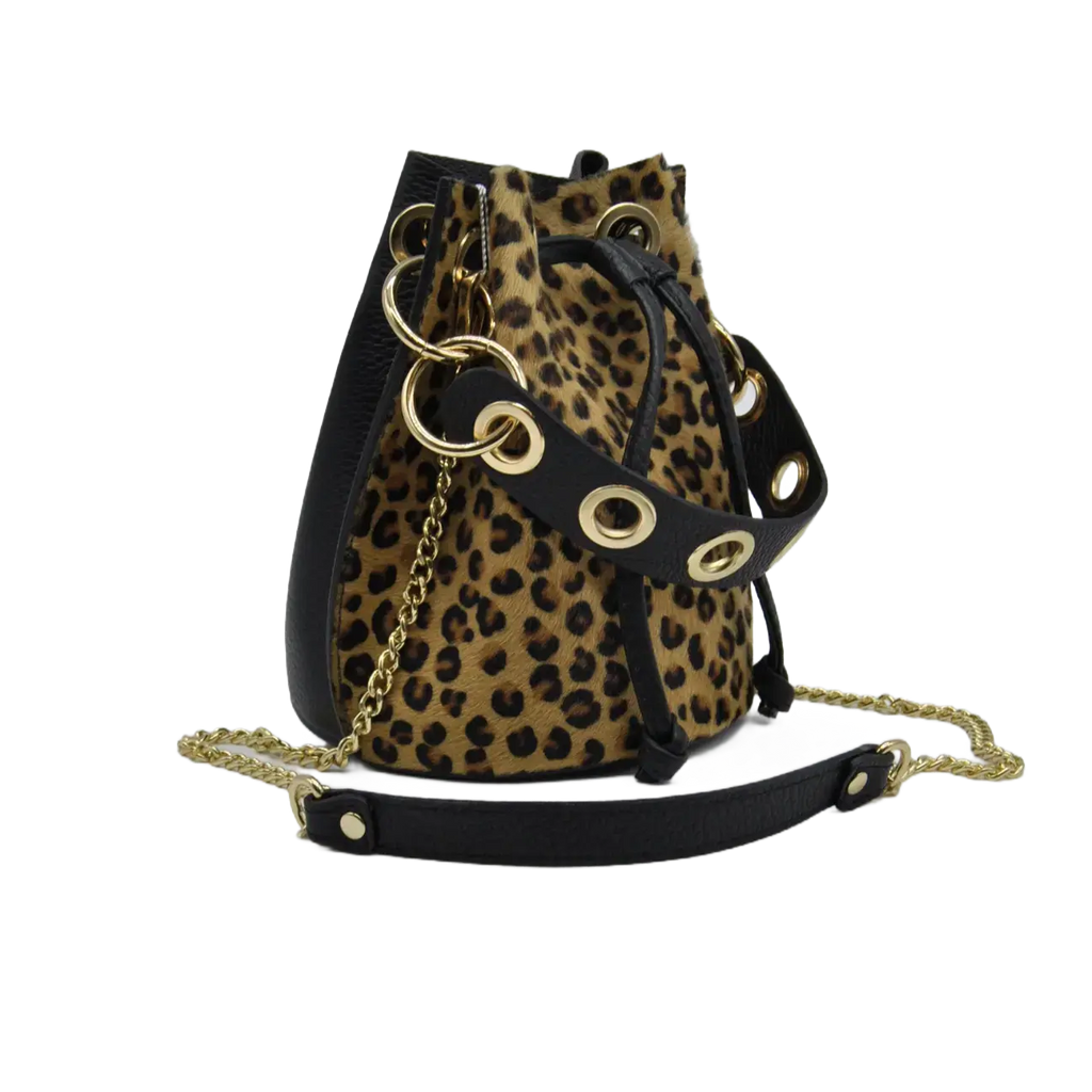PATTY - ANIMALIER GHEPARDO BEIGE/NERO - Marie Louise Bag Saldi