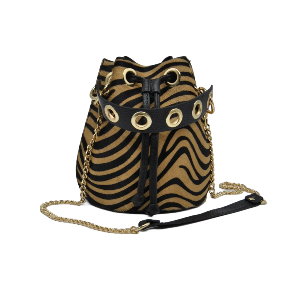 PATTY - ANIMALIER ZEBRA BEIGE/NERO - Marie Louise Bag Saldi