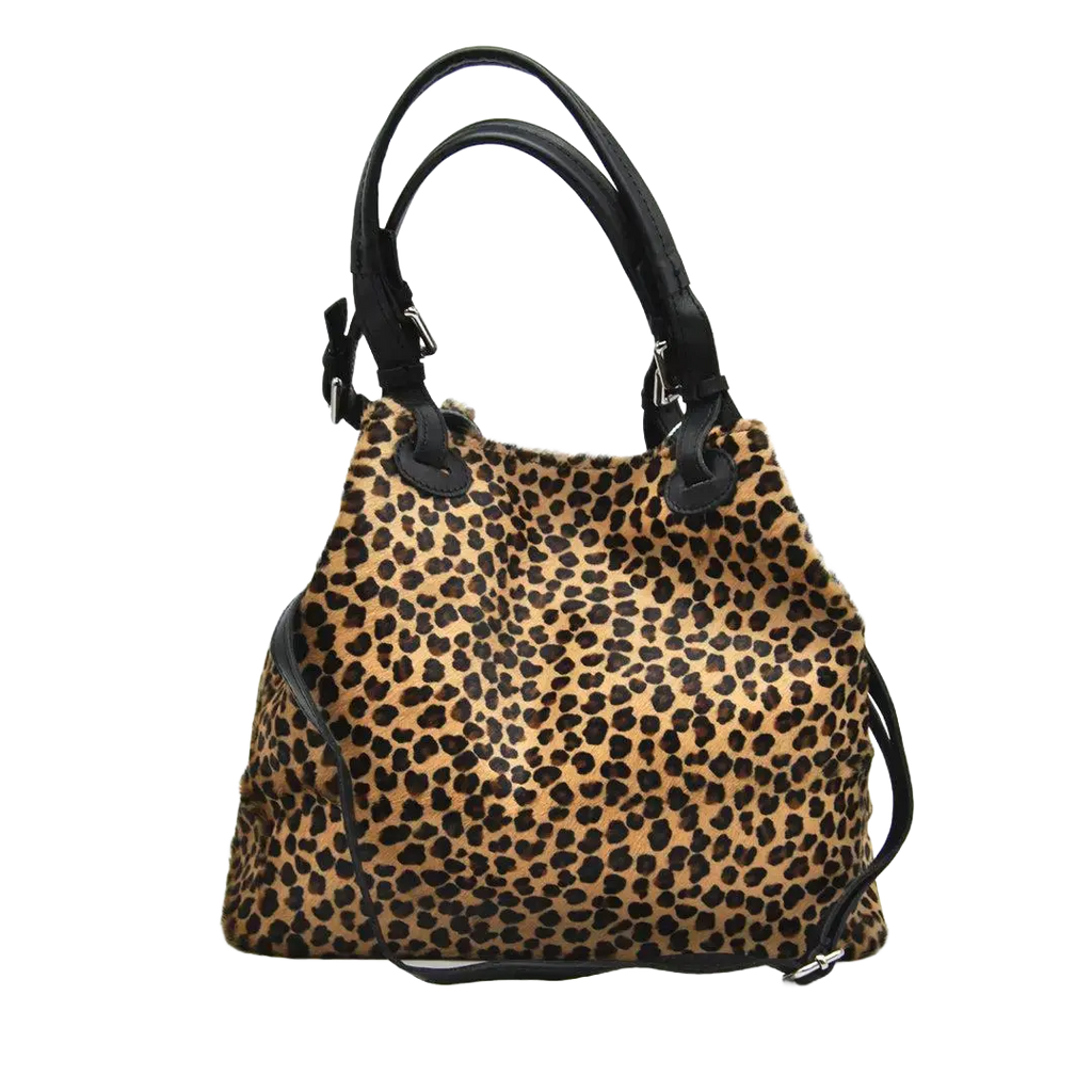 MARCELLA - ANIMALIER GHEPARDO MORO/BEIGE - Marie Louise Bag Saldi