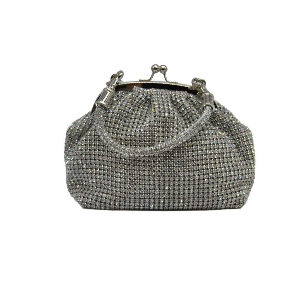 GINEVRA - STRASS ARGENTO - Marie Louise Bag 