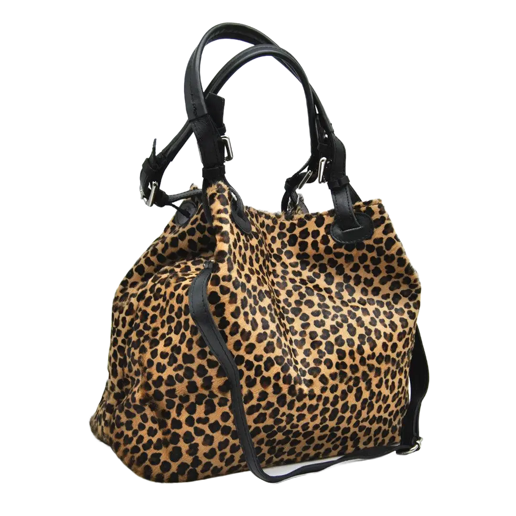 MARCELLA - ANIMALIER GHEPARDO MORO/BEIGE - Marie Louise Bag Saldi