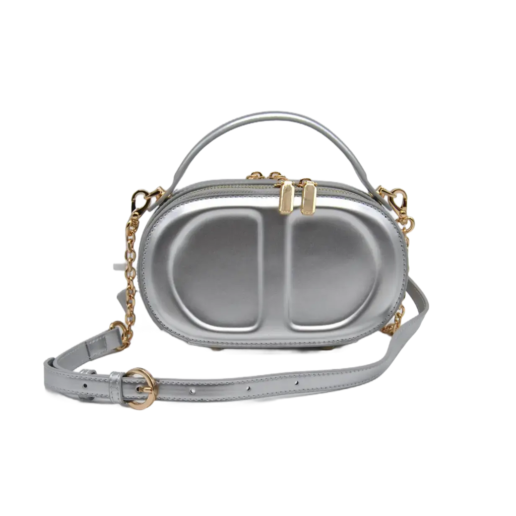ALESSANDRA - SILVER Marie Louise Bag