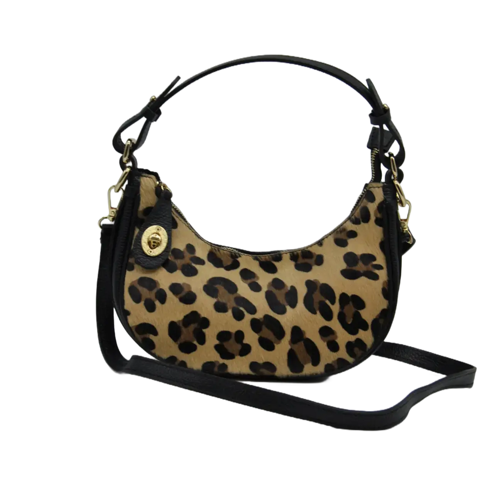 MIRTA - NERO/MACCHIA LEOPARDO - Marie Louise Bag Saldi