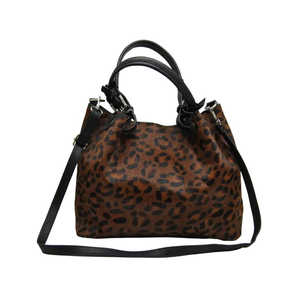 MARCELLA - ANIMALIER/LEOPARDO MORO - Marie Louise Bag Saldi