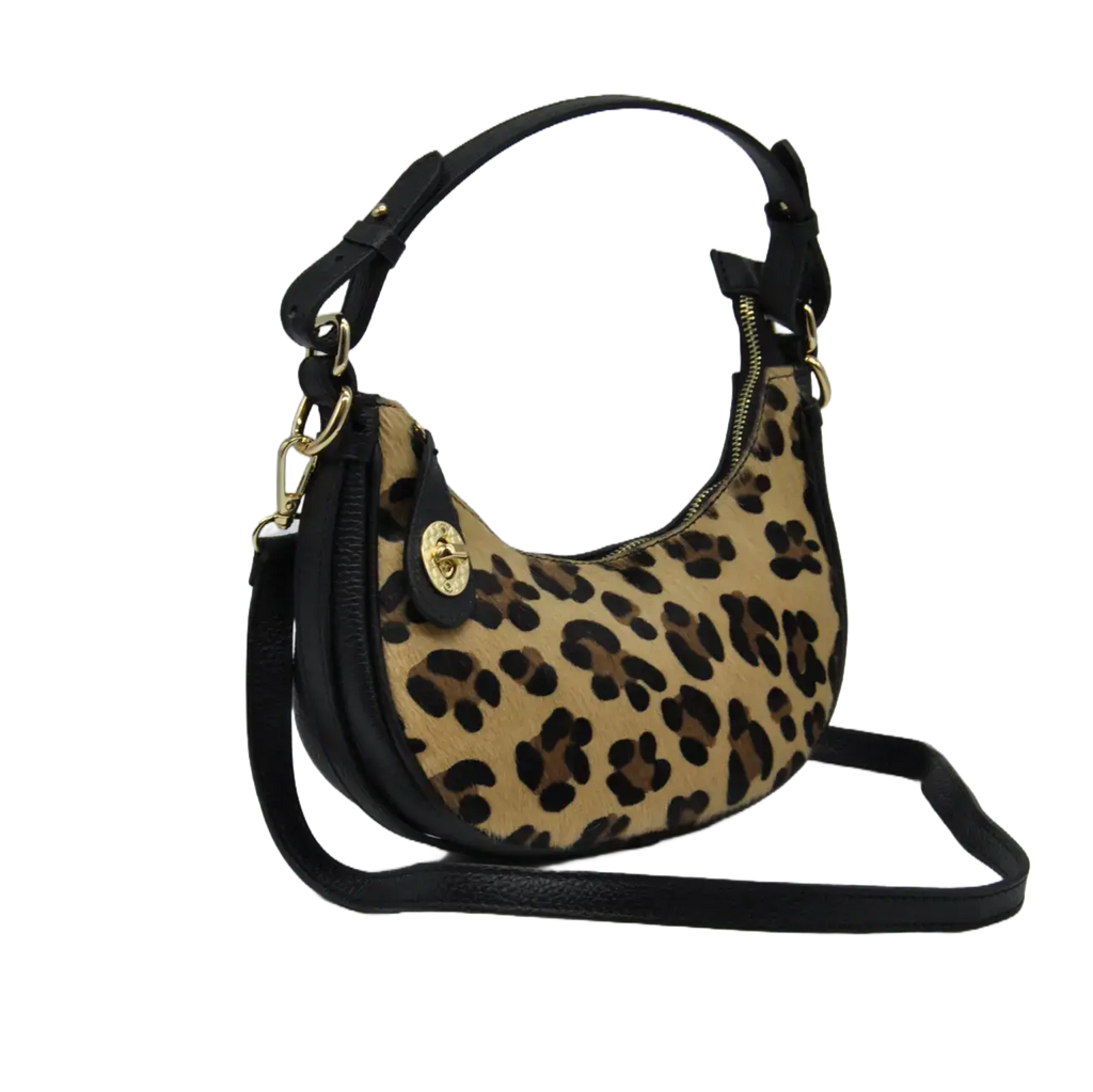 MIRTA - NERO/MACCHIA LEOPARDO - Marie Louise Bag Saldi