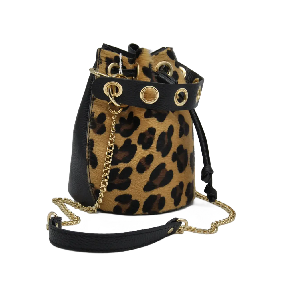 PATTY - ANIMALIER LEOPARDO BEIGE/NERO - Marie Louise Bag Saldi