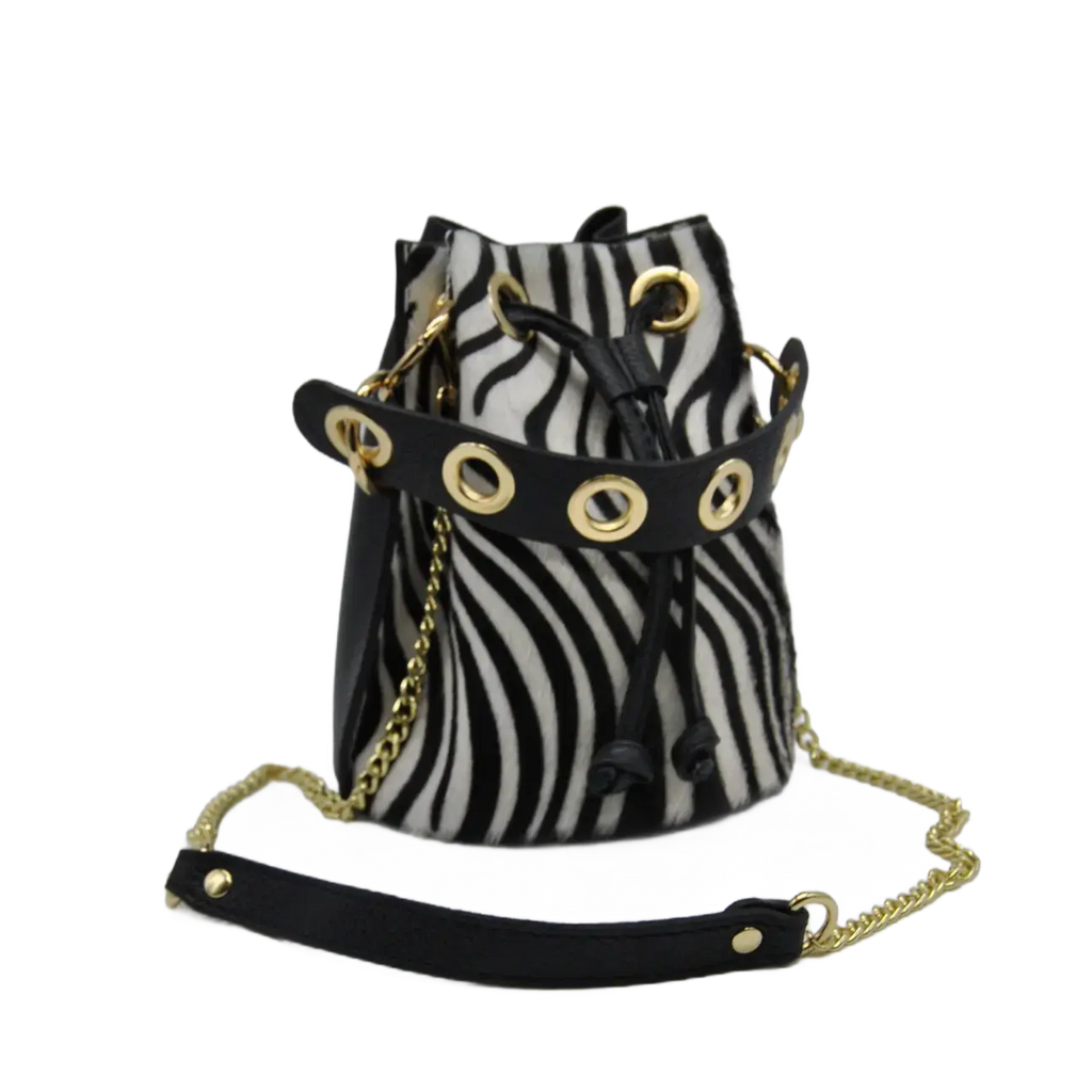 PATTY - ANIMALIER ZEBRA BIANCO/NERO - Marie Louise Bag Saldi
