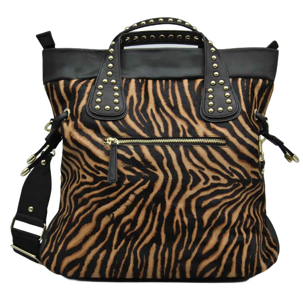 DOMENICA - NERO/ANIMALIER ZEBRA  Saldi